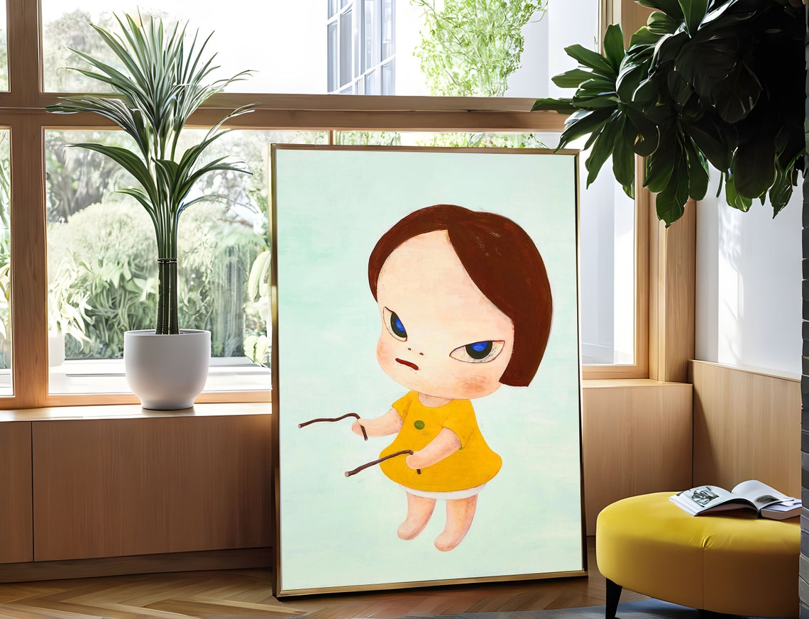 Yoshitomo Nara Looking for Treasure 1995 Adventurous Child Poster - Image 2