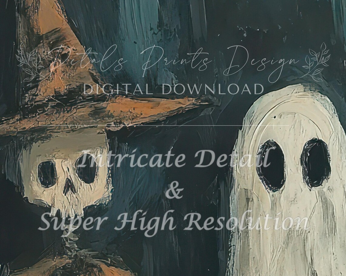 Witchy Decor Halloween Wall Art Poster Print - Image 2