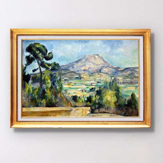 Paul Cezanne Mont Sainte Victoire Provence Mountain Landscape Poster