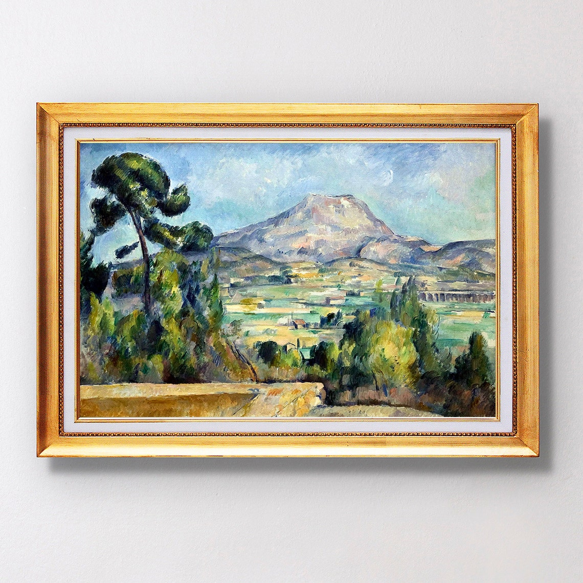 Paul Cezanne Mont Sainte Victoire Provence Mountain Landscape Poster