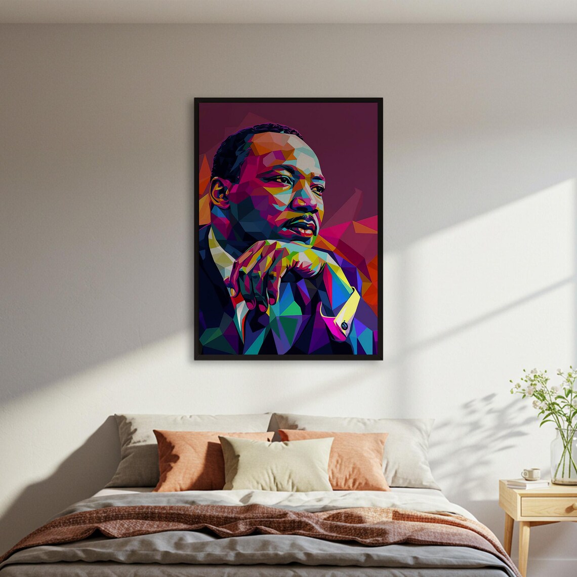 Martin Luther King Jr Pop Art Poster, Portrait