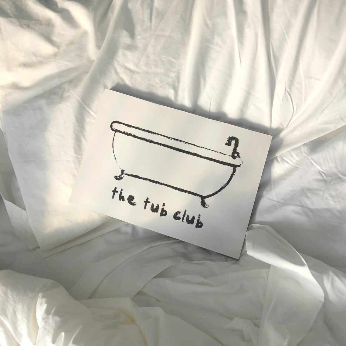 The Tub Club Print, Retro Bathroom Wall Art - Image 2