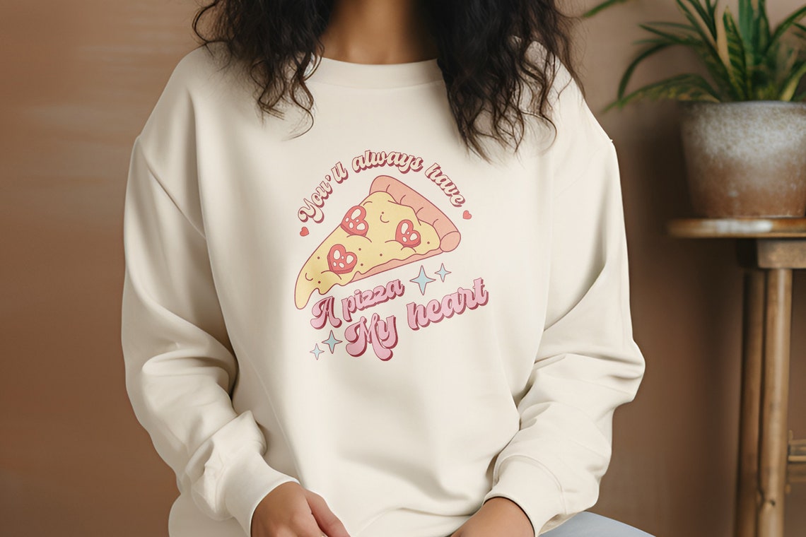 You'll Always Have A Pizza My Heart Retro Pizza Slice Poster - Image 3