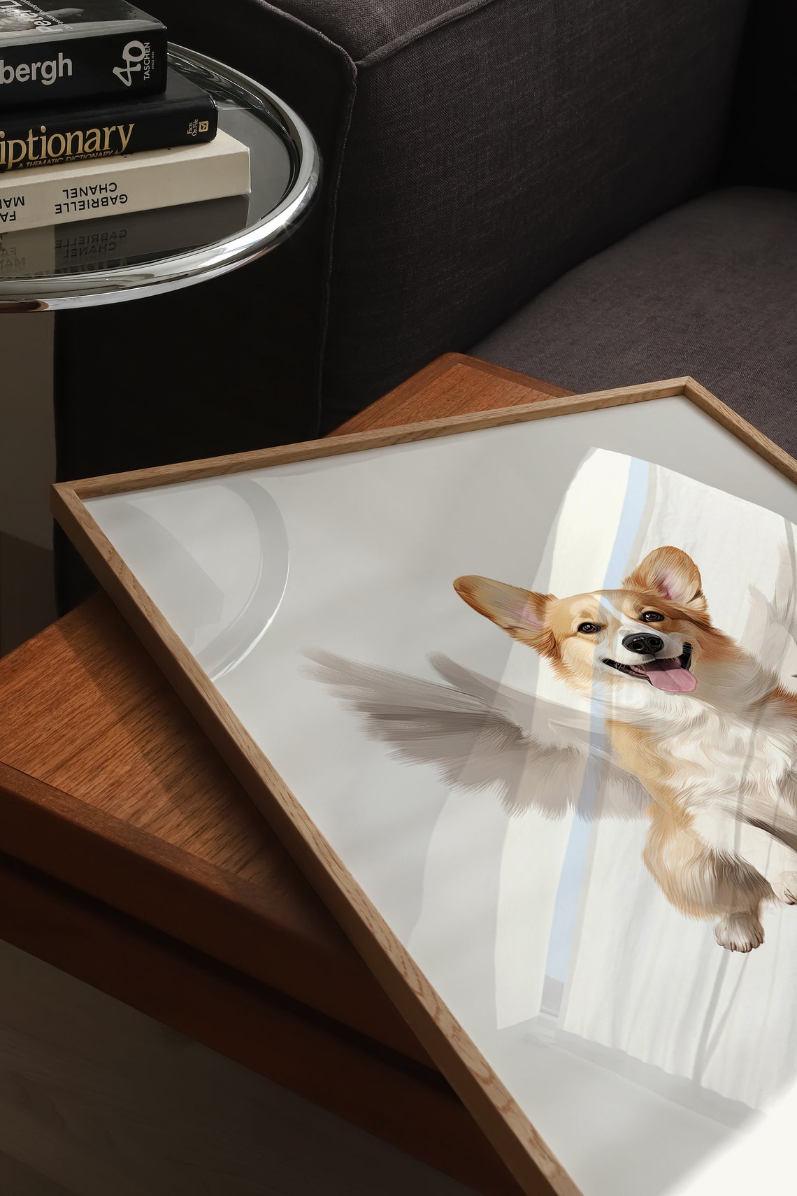 Pembroke Welsh Corgi Dog Memorial Rainbow Bridge Print Pet Loss Memorial Portrait Angel Dog Pet Loss Sympathy Gift Dog Memorial Gift - Image 4