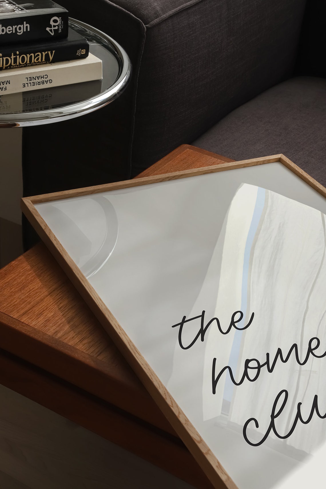 The Homebody Club Minimalist Handwritten Script Neutral Decor Poster - Image 4