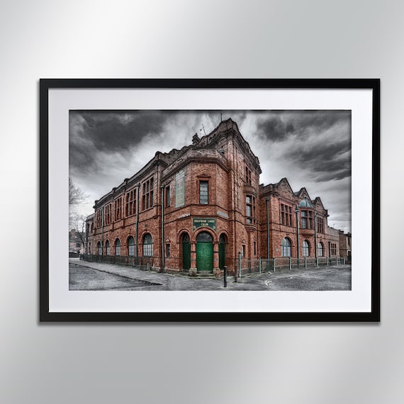 Salford Lads Club Signed Art Print, Cityscape Photography