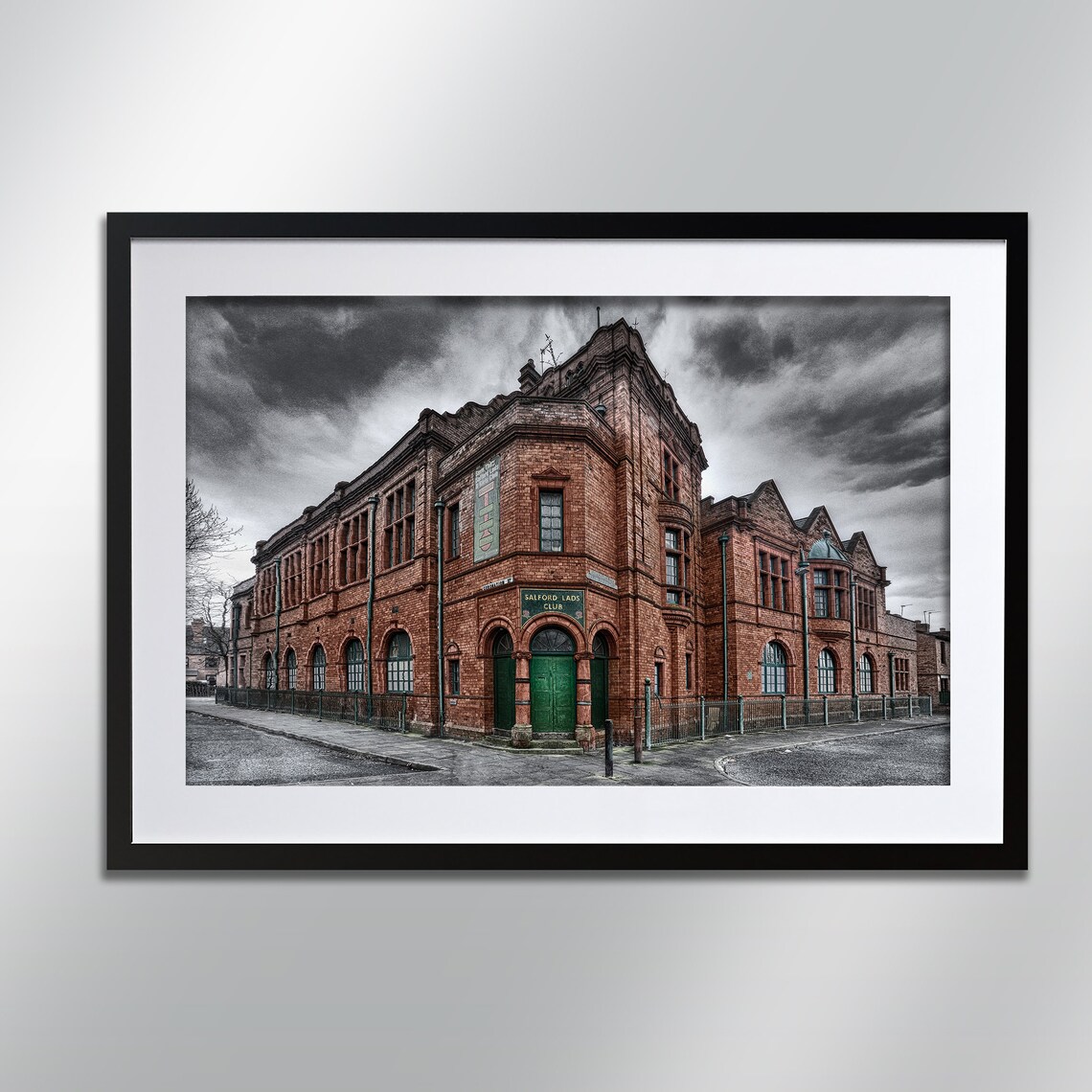 Salford Lads Club Signed Art Print, Cityscape Photography