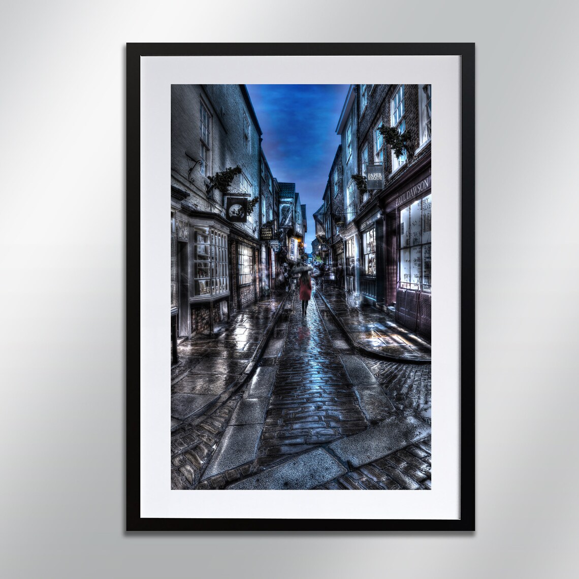York The Shambles Signed Art Print, Cityscape Photography