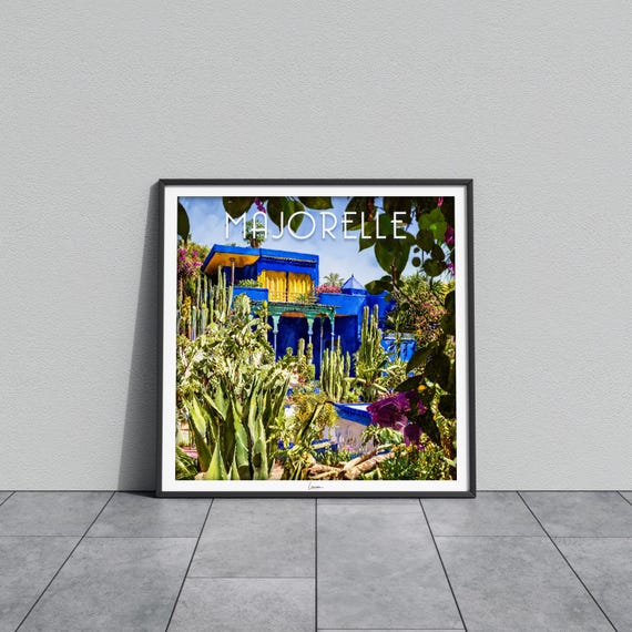 Majorelle House Poster I Marrakech Garden