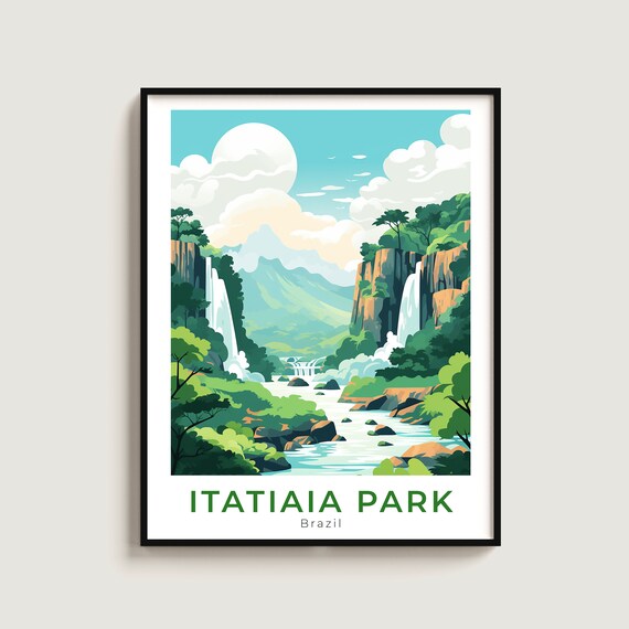 Itatiaia Park Brazil Travel Print Gift Home Decor Lovers Wall Hanging
