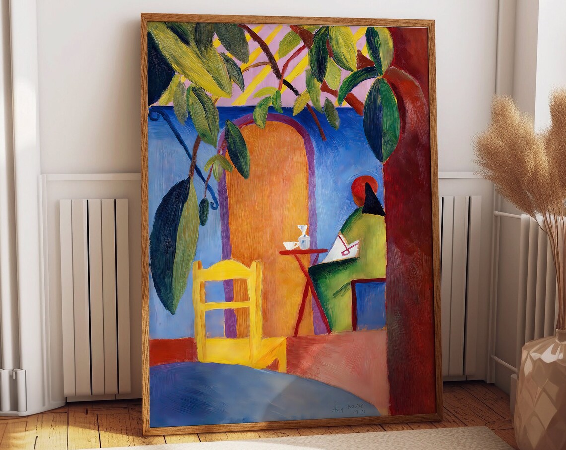 Caf Bliss Vibrant Coffee Wall Art Painting