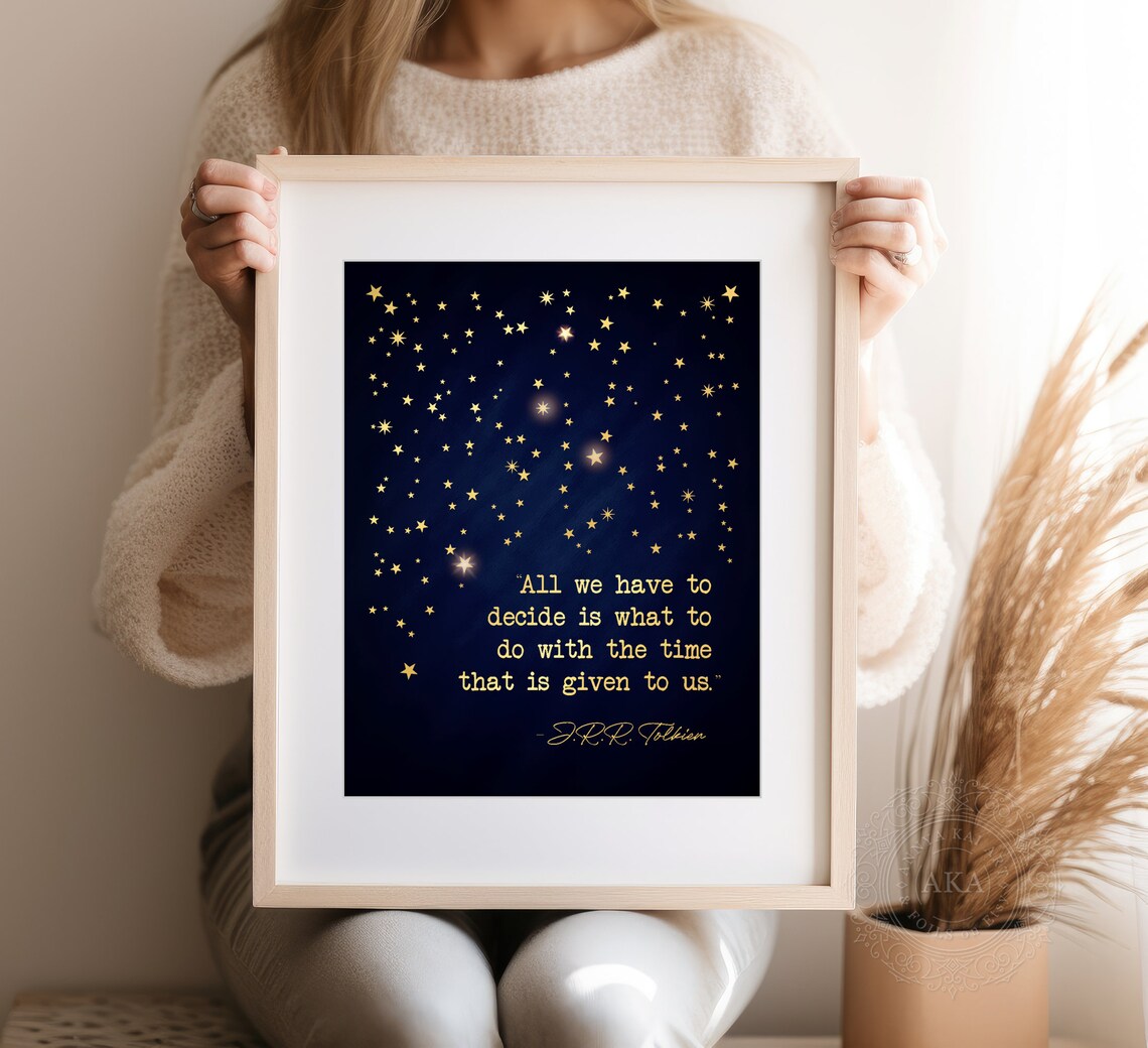 J.R.R. Tolkien Quote, LOTR Literary Art Print - Image 5