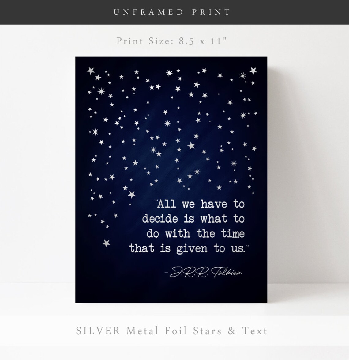 J.R.R. Tolkien Quote, LOTR Literary Art Print - Image 2
