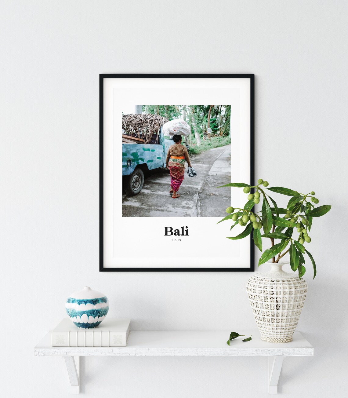 Bali Ubud Balinese Woman Traditional Street Photography Travel Poster - Image 4