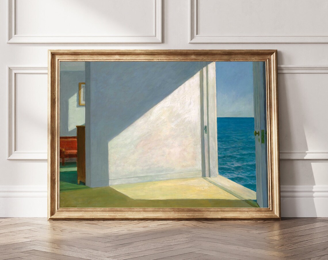 Edward Hopper Rooms By The Sea, Poster Print