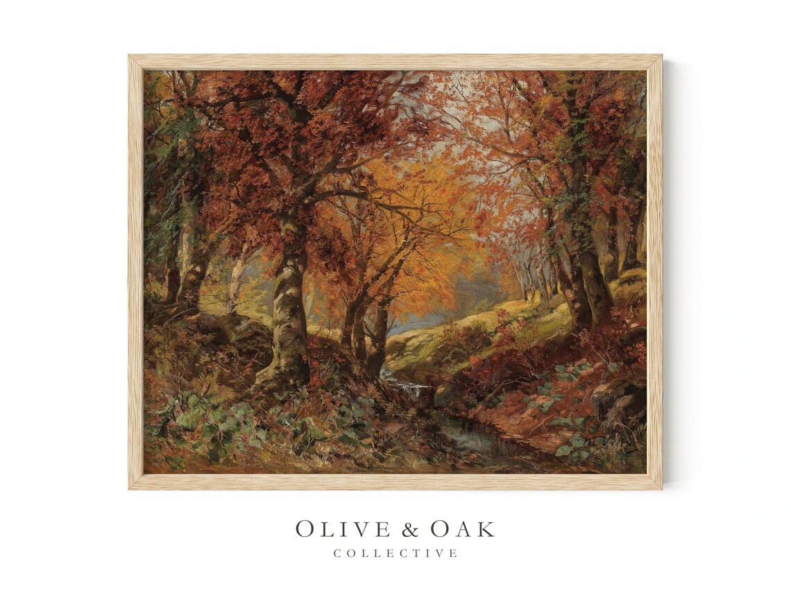 Autumn Landscape - Vintage Art - Image 4