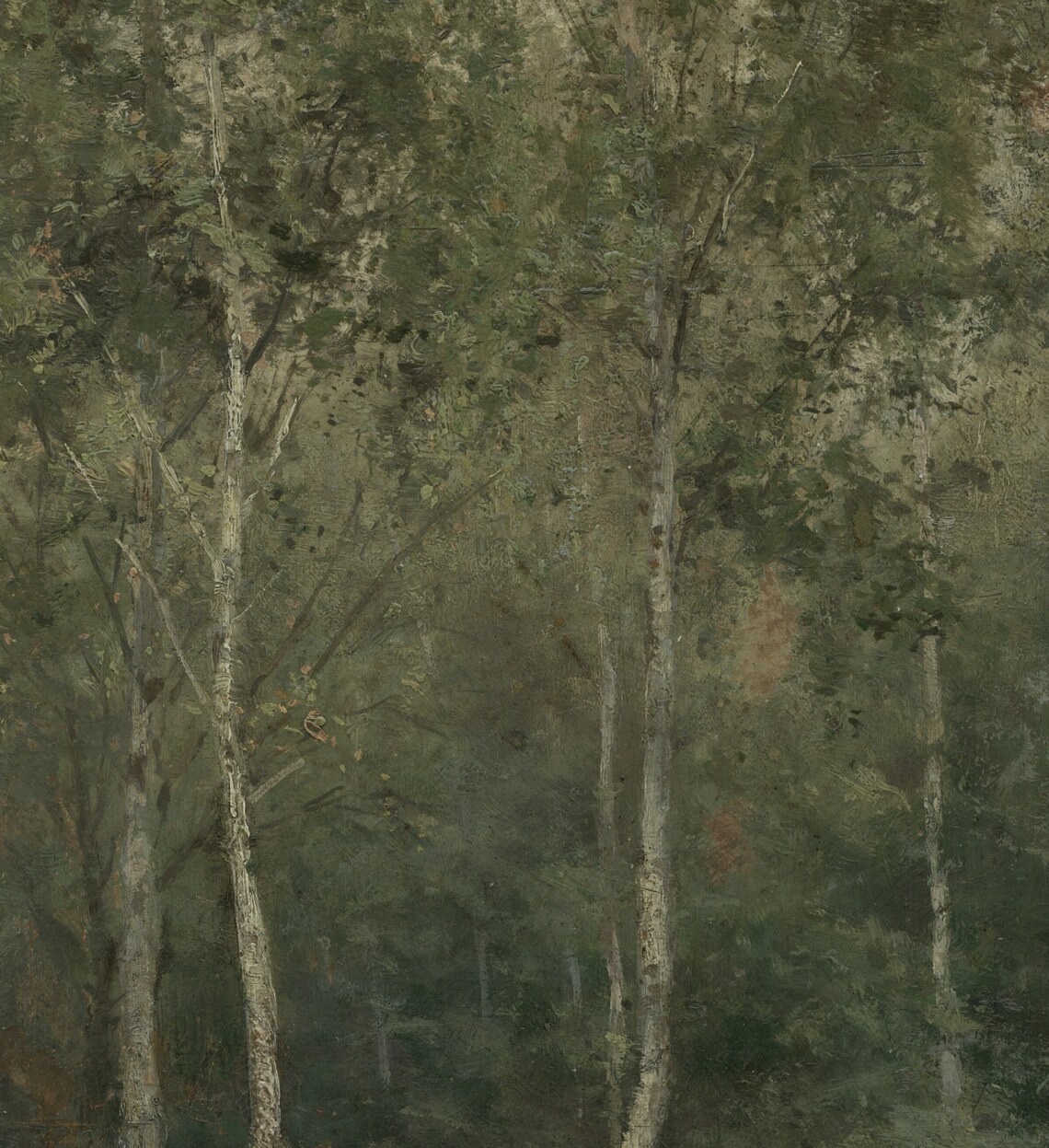 Forest Oil Painting, Vintage Tree Art Print - Image 3