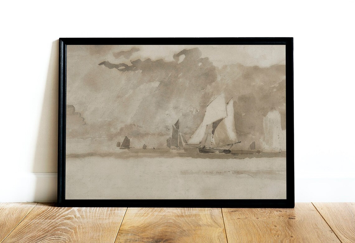 Vintage Ship Poster Print, Antique Nautical Boat - Image 3