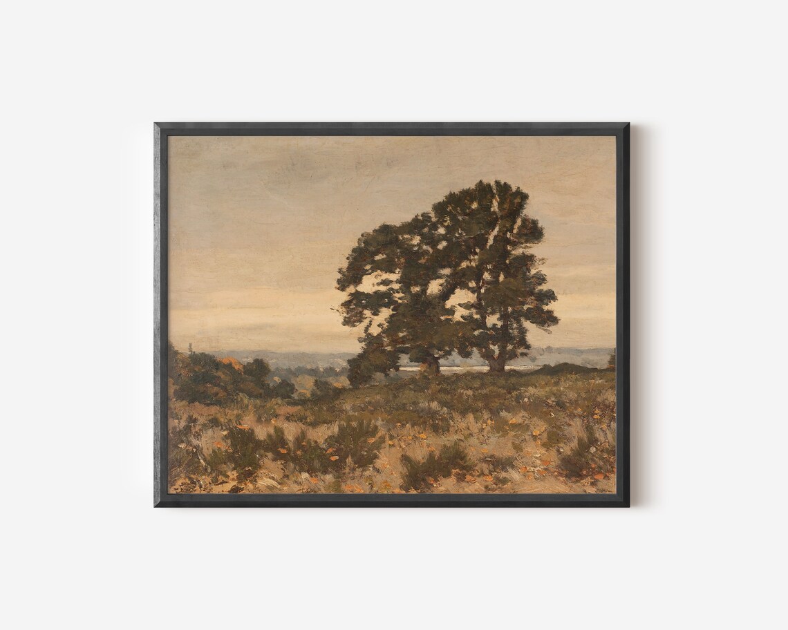 Modern Fall Decor Autumn Landscape Art Print - Image 4