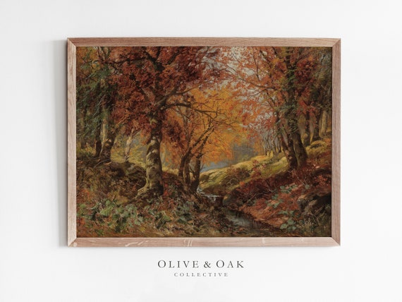 Autumn Landscape - Vintage Art