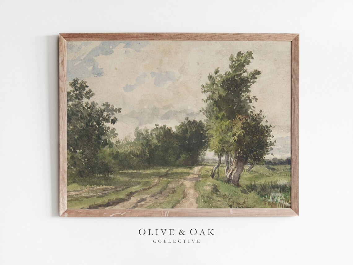 Country Landscape - Vintage Farmhouse