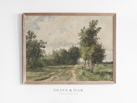 Country Landscape - Vintage Farmhouse
