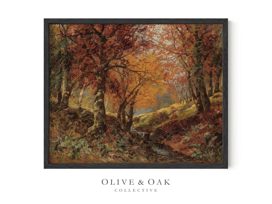 Autumn Landscape - Vintage Art - Image 3