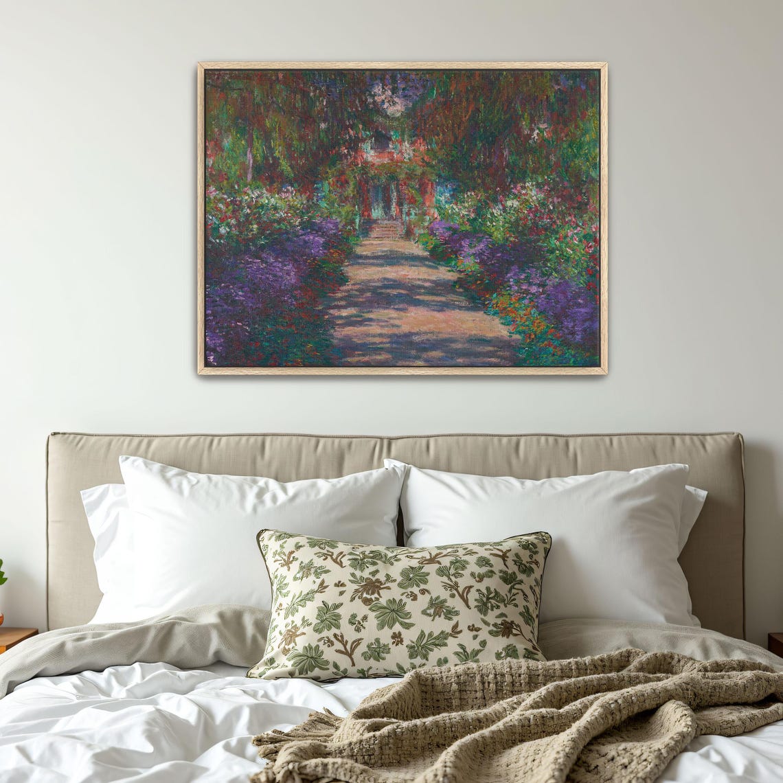 Claude Monet Garden Path With Flowers At Giverny Impressionist Poster - Image 4