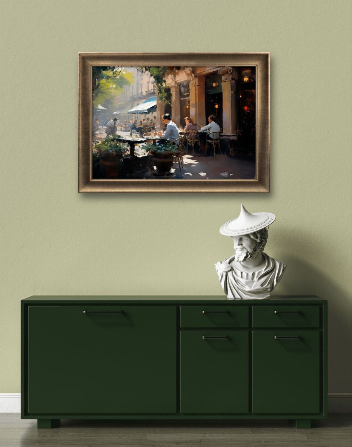 Summer Cafe, Inspired French Cafe Impressionist Style