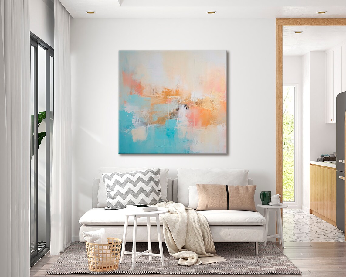 Abstract Painting, Light Colors Color Combination - Image 2