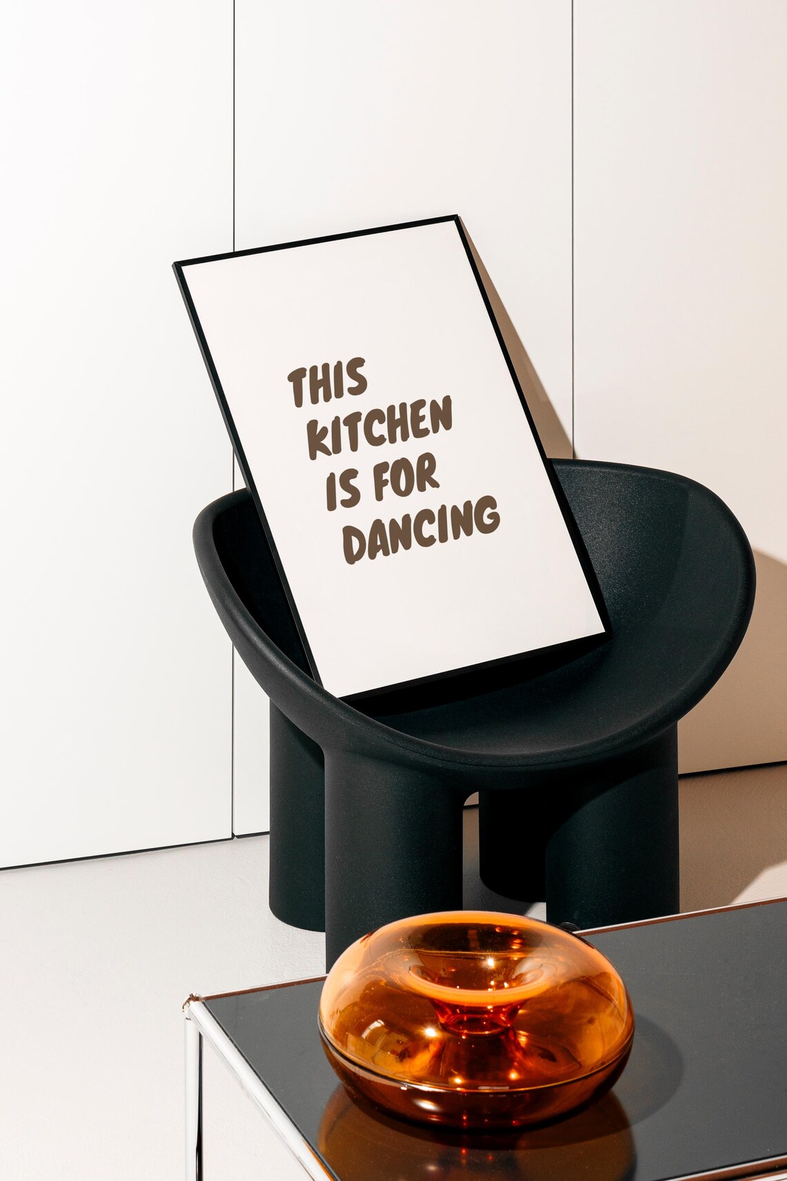 Funny Kitchen Print, Minimalist Quote Art - Image 2