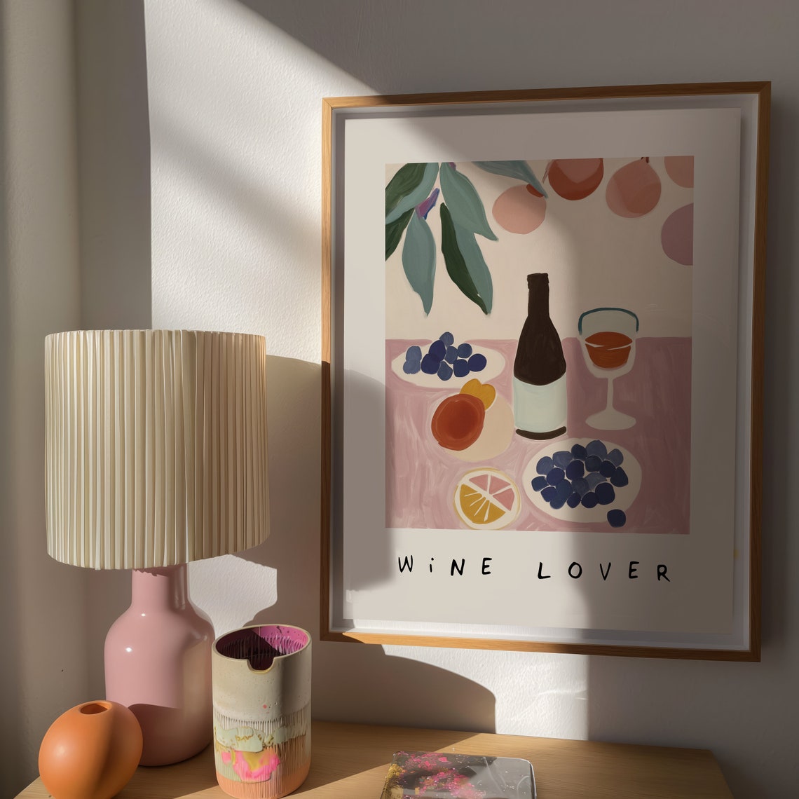Wine Club Print Retro Wine Poster Wine Poster Vintage Wine Print Mid Century Art Modern Kitchen Wall Art Food Lover French Food Print - Image 2