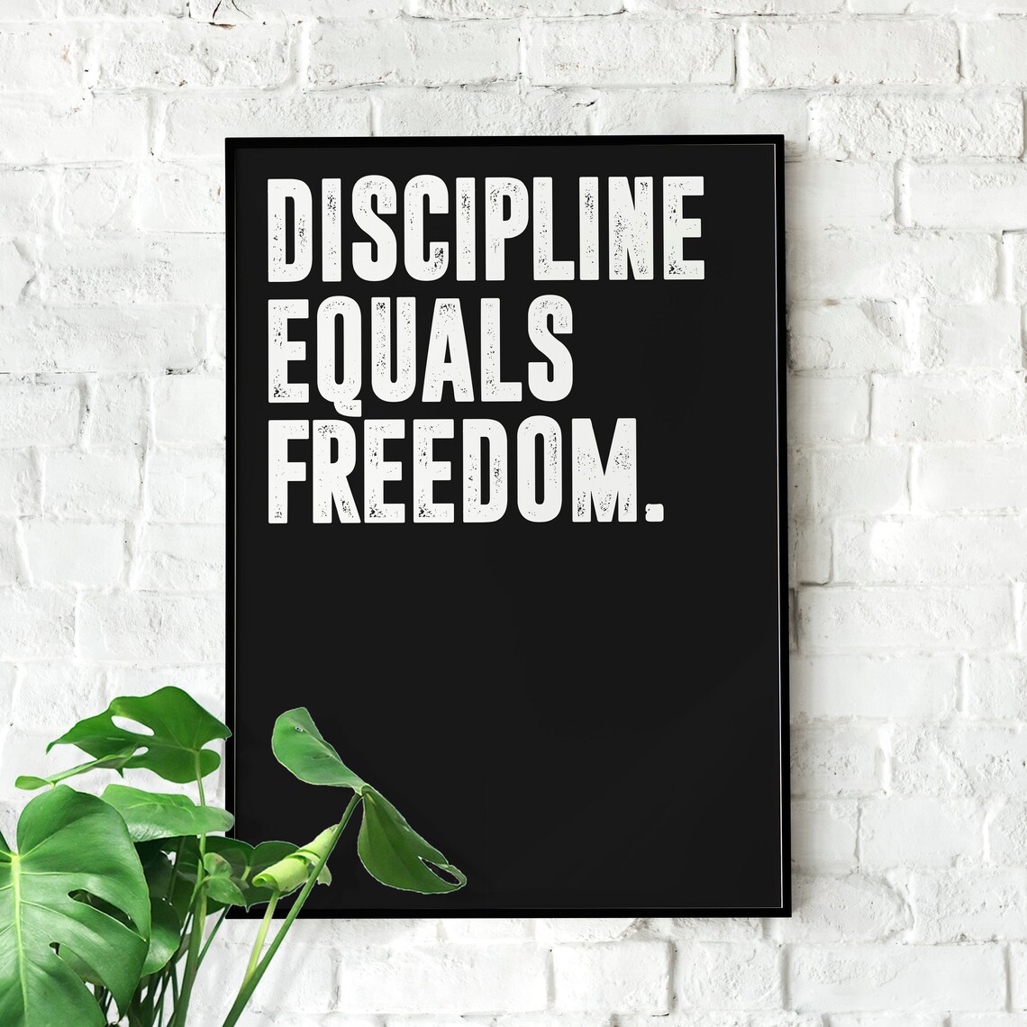 Jocko Willink Discipline Equals Freedom Quote Print