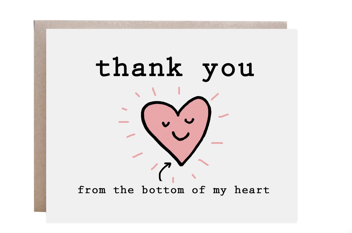Thank You Card, Appreciation Card