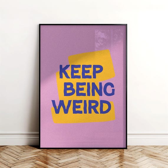 Quirky Pop Art Poster Funny Colorful Wall Pdf
