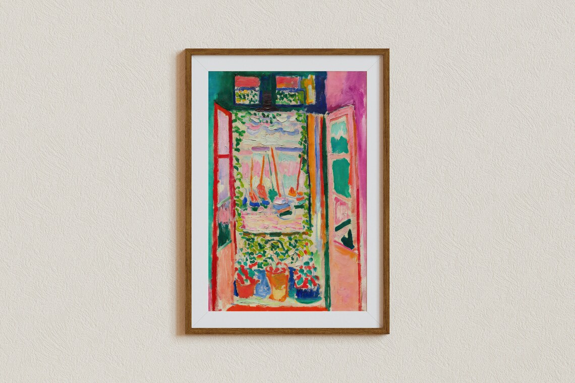 Open Window Matisse-Inspired Art Print - Image 2