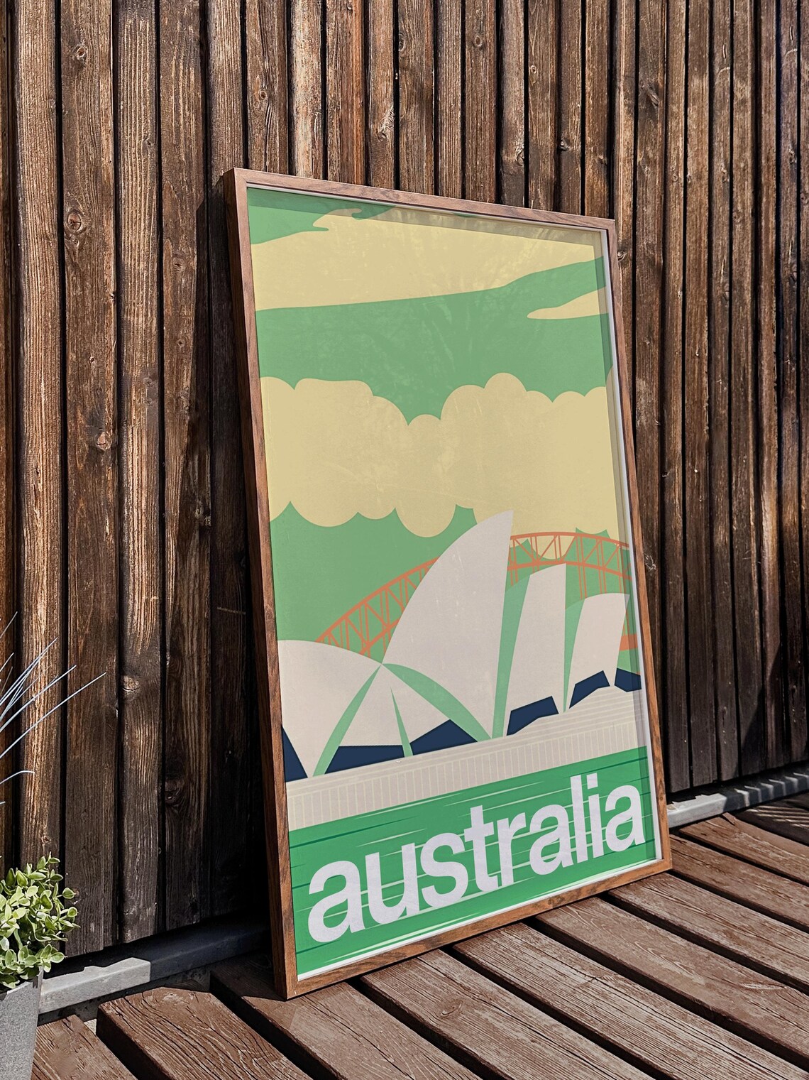 Australia Sydney Vintage Travel Poster, Retro - Image 3