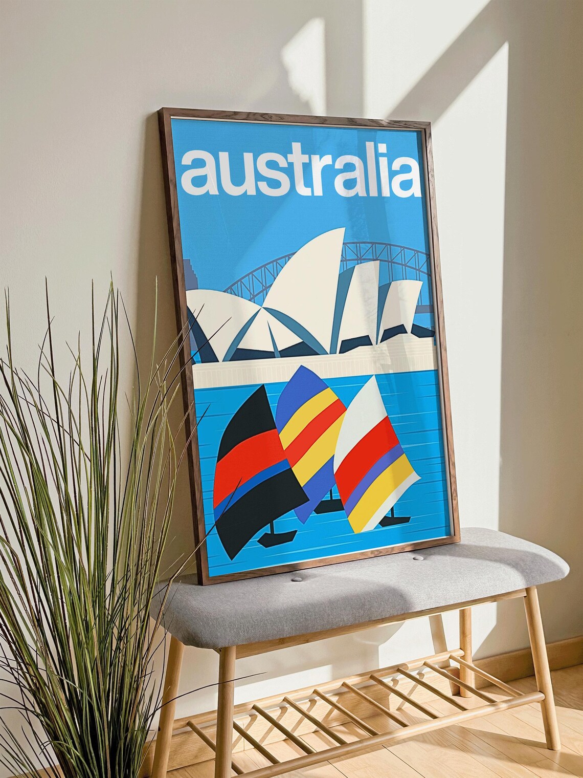 Australia Sydney Vintage Travel Poster, Retro Travel - Image 5