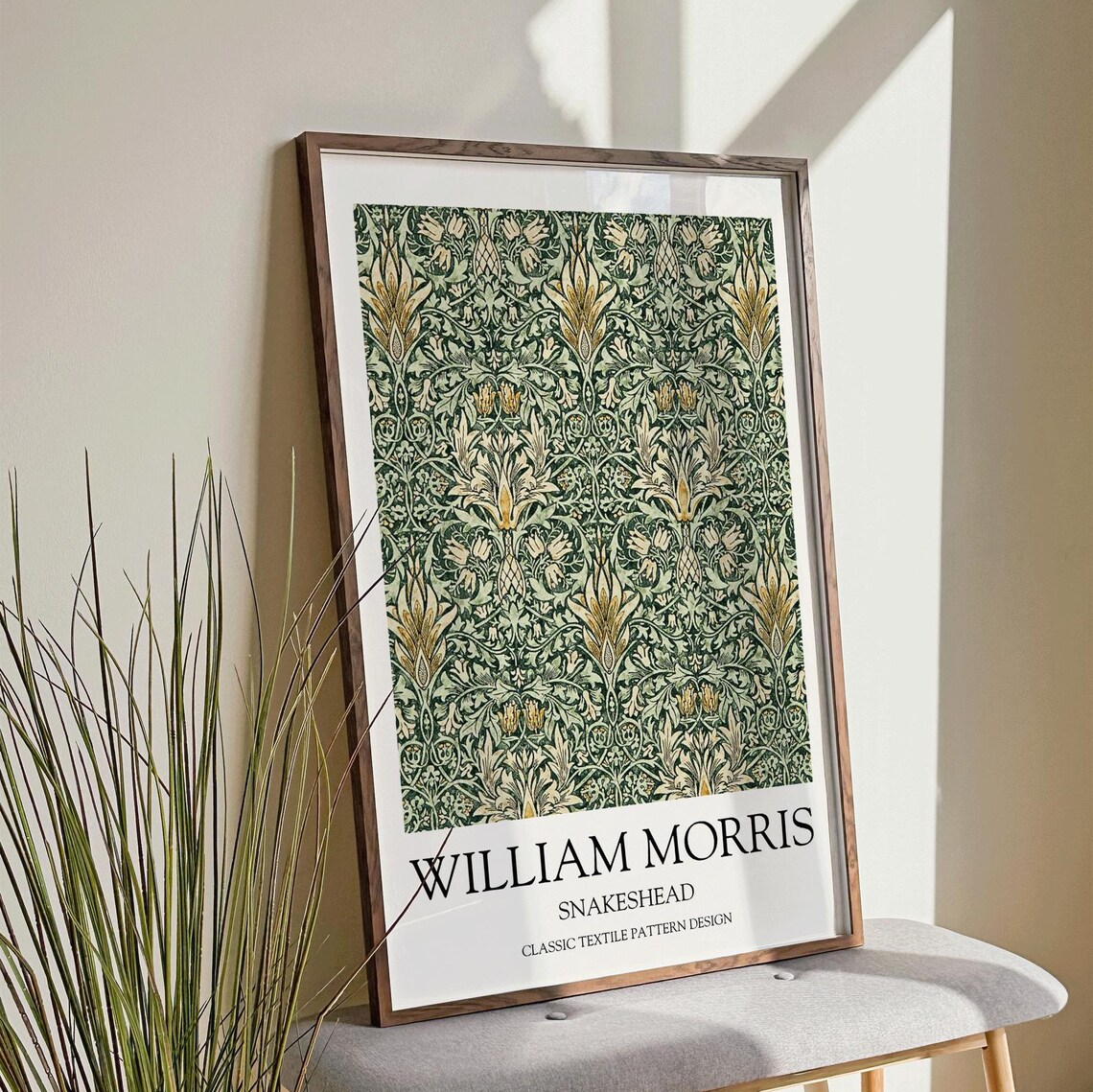 William Morris Snakeshead Vintage Poster - Image 5