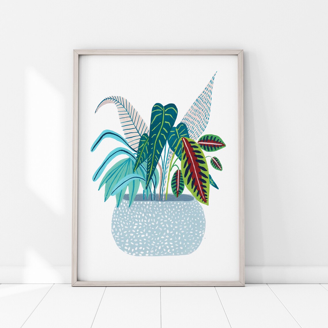 Botanical Print of House Plants, Kitchen Decor - Image 2