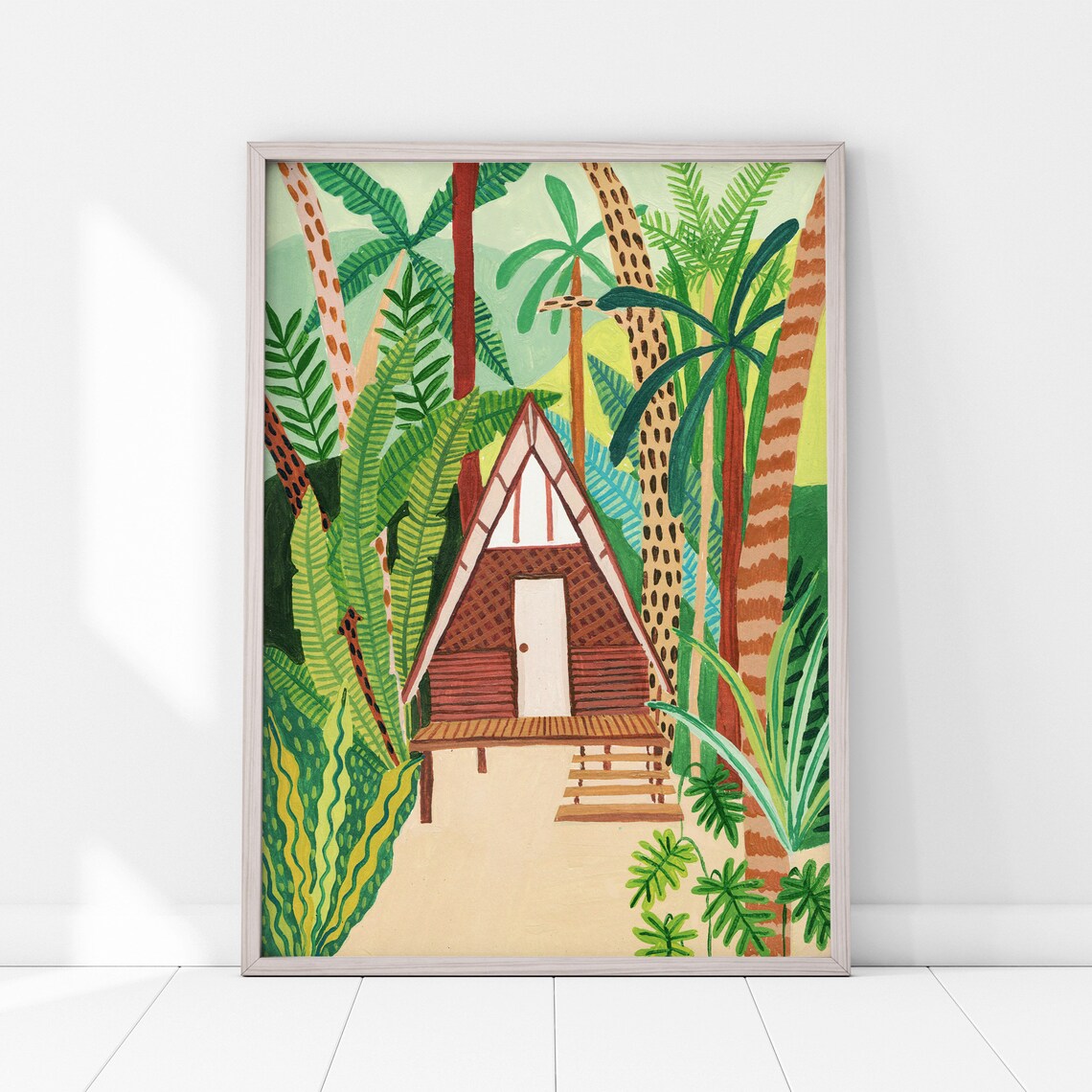 Jungle Home Botanical Illustration Art Print - Image 3