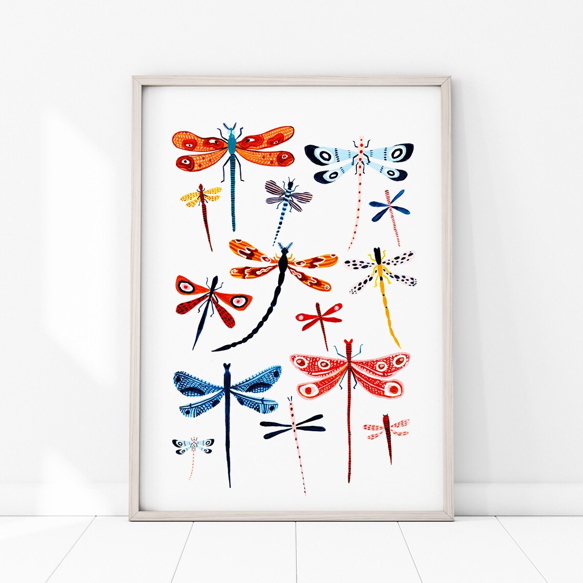 Dragonfly Wall Art, Nursery Bugs Art Print - Image 4