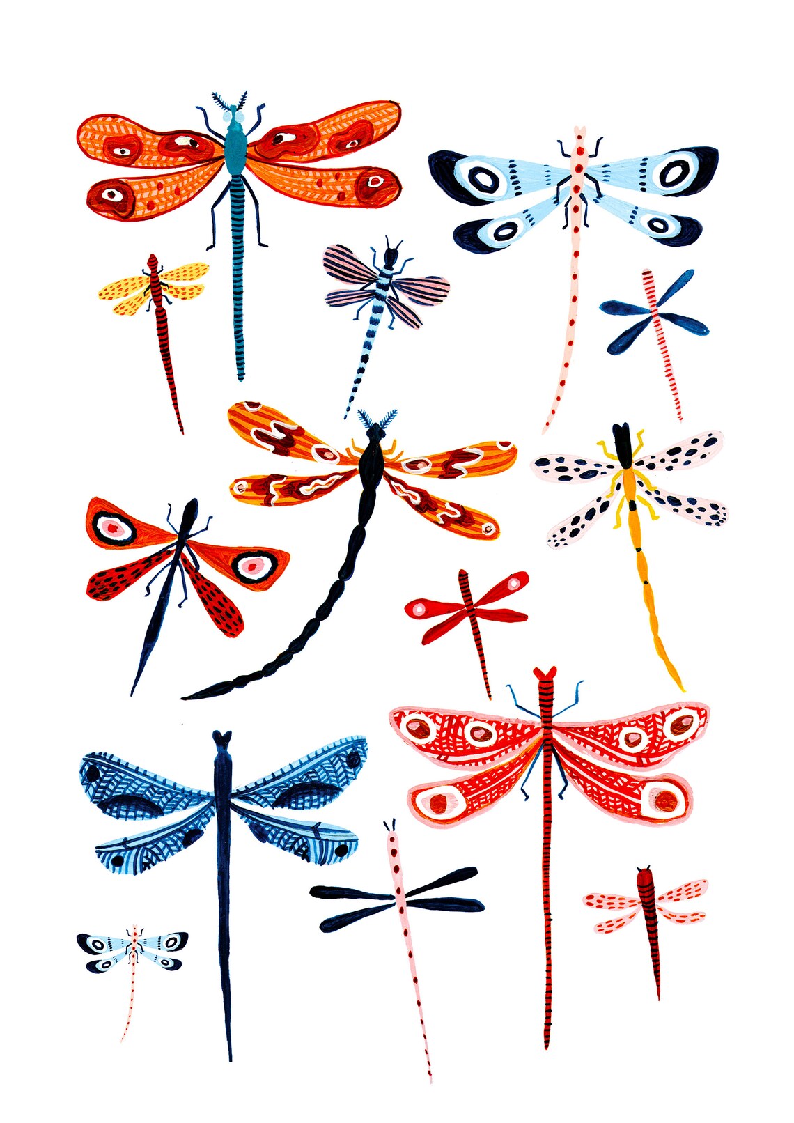 Dragonfly Wall Art, Nursery Bugs Art Print - Image 2