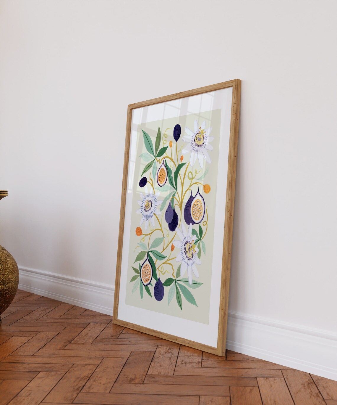 Passionfruit Botanical Art Print, Kitchen Decor - Image 3