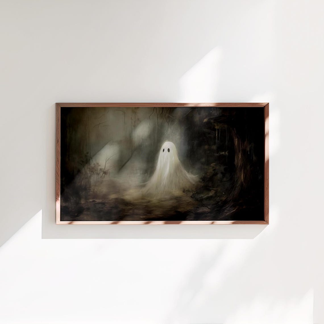 Cute Ghost Halloween Art For Frame Tv Halloween Decor Halloween Art For Frame Tv Art Instant - Image 3