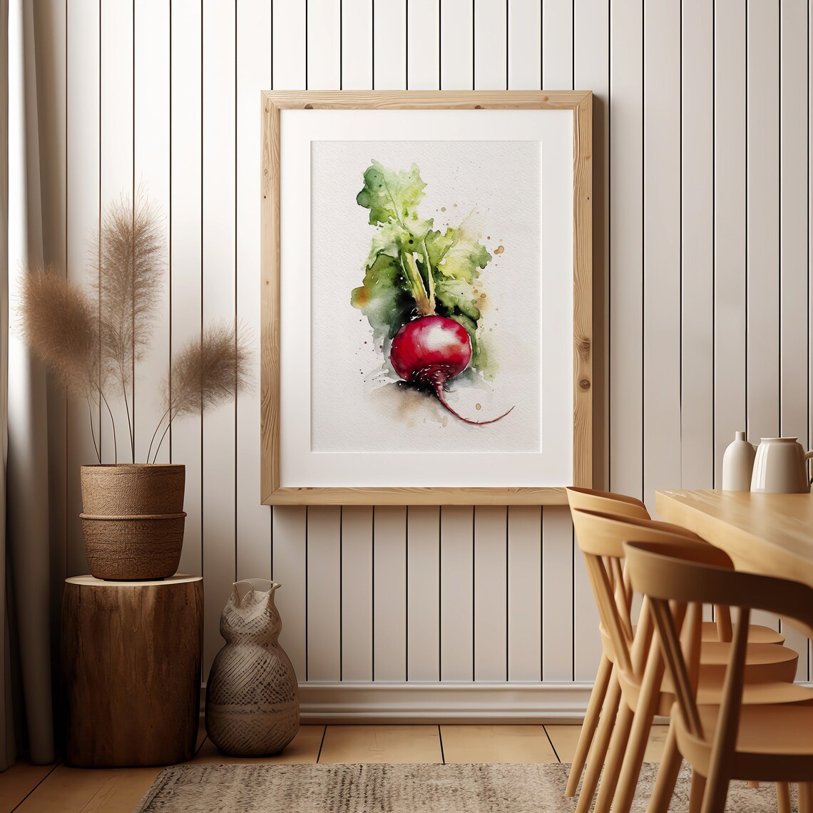 Beet Watercolor Painting, Farmhouse Kitchen Art Print - Image 4