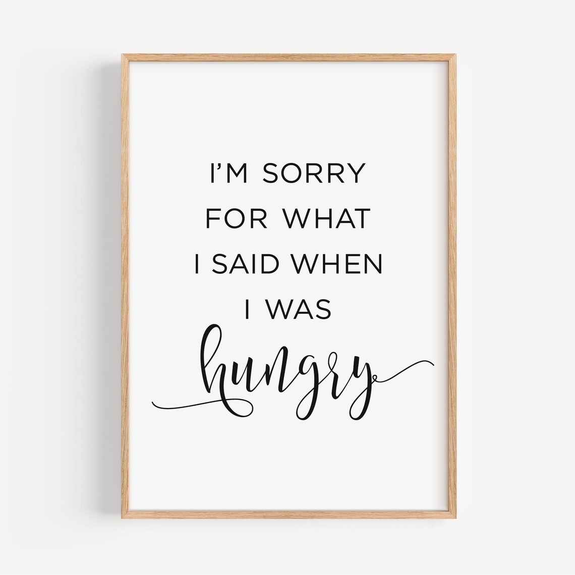 Funny Kitchen Quotes, Dining Room Decor Poster