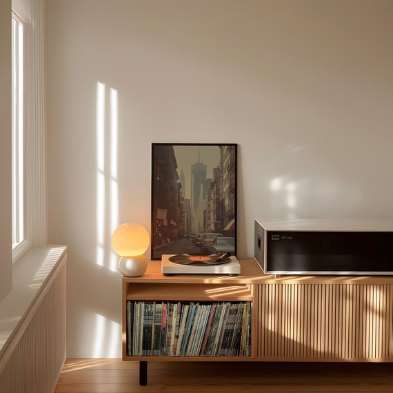 New York City Skyline Photography Poster, Urban Decor