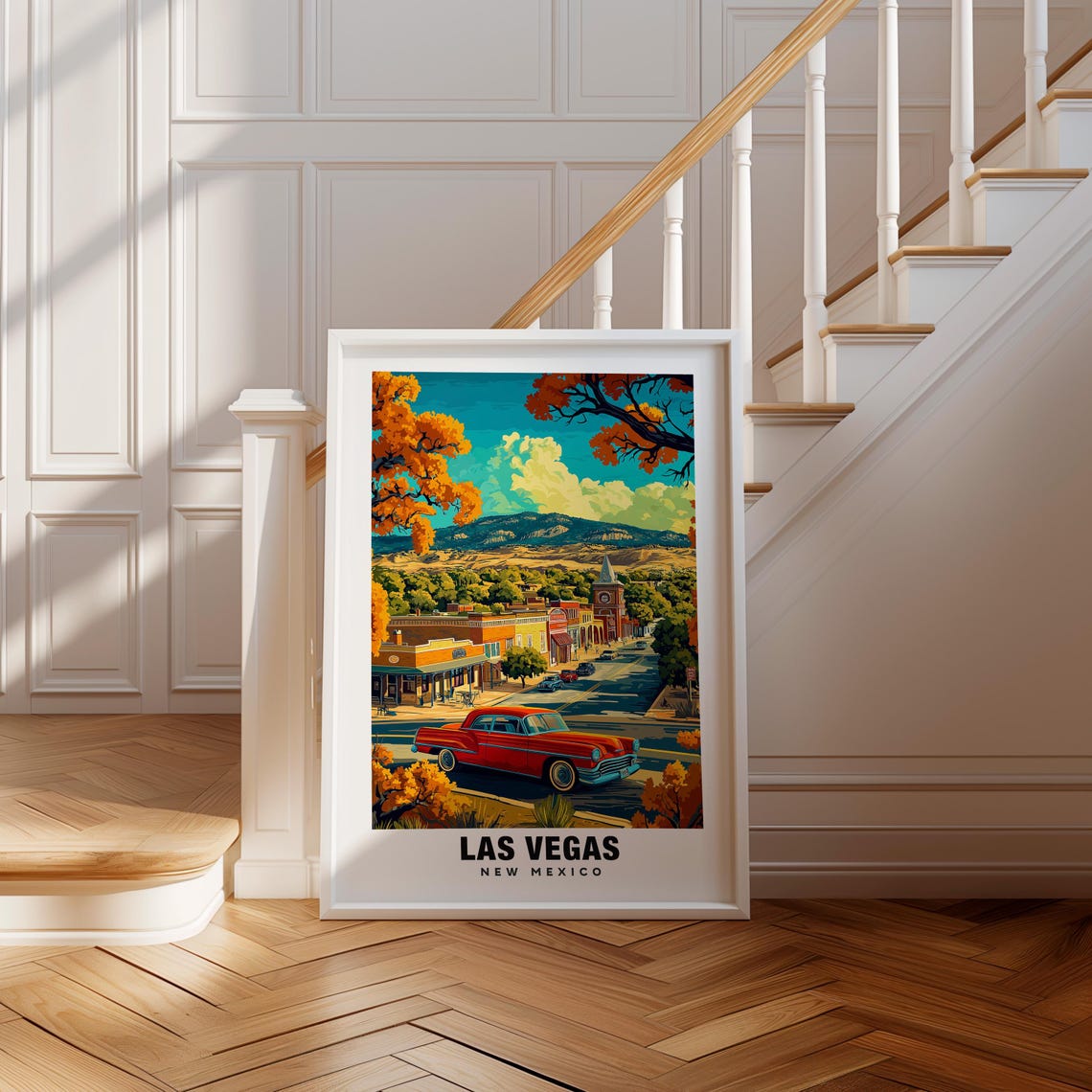 Las Vegas Print New Mexico Poster Las Vegas Views Las Vegas Art New Mexico Charm Las Vegas Beauty Historic Town Scenic Landscape