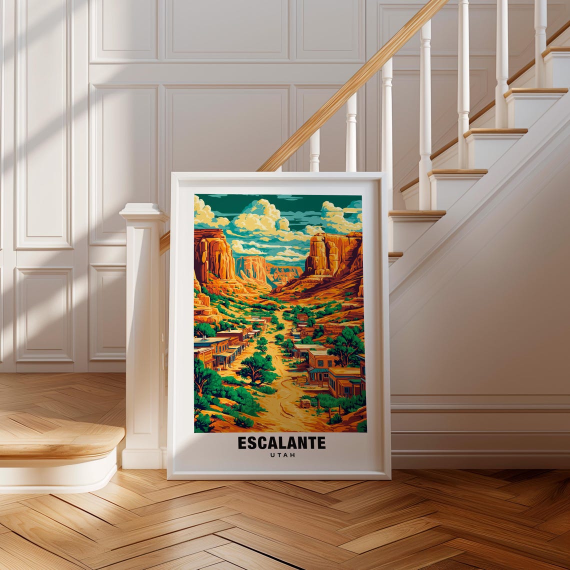 Escalante Print Utah Poster Escalante Views Escalante Art Utah Charm Escalante Beauty Scenic Landscape Outdoor Adventure Desert Aty